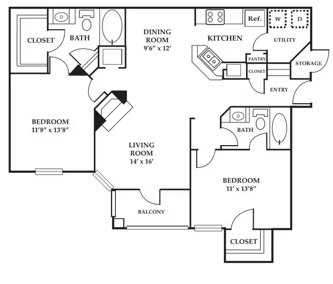 B2 - Doral 00-07206 floor plan